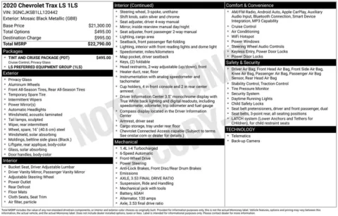 More photos of 2020 Chevrolet Trax LS at Jim Norton Chevrolet, OK