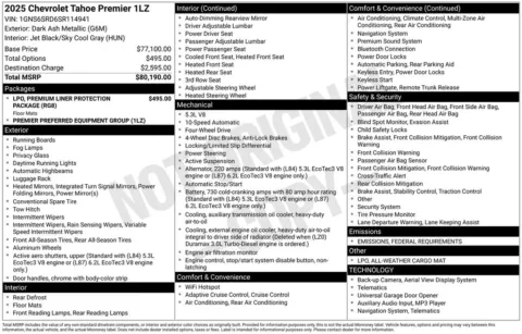 More photos of 2025 Chevrolet Tahoe Premier at Jim Norton Chevrolet, OK