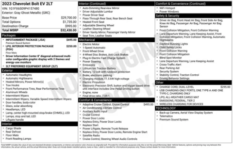 More photos of 2023 Chevrolet Bolt EV 2LT at Jim Norton Chevrolet, OK