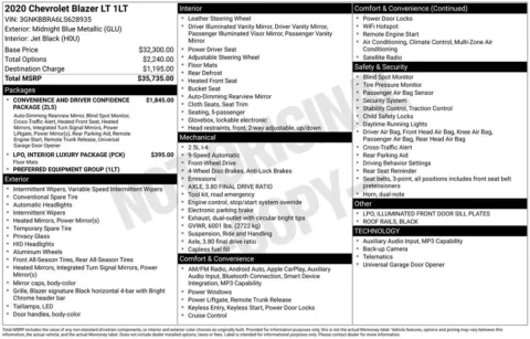 More photos of 2020 Chevrolet Blazer LT at Jim Norton Chevrolet, OK