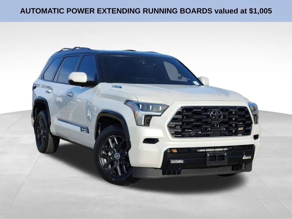 White 2024 Toyota Sequoia Platinum for sale in Broken Arrow, OK