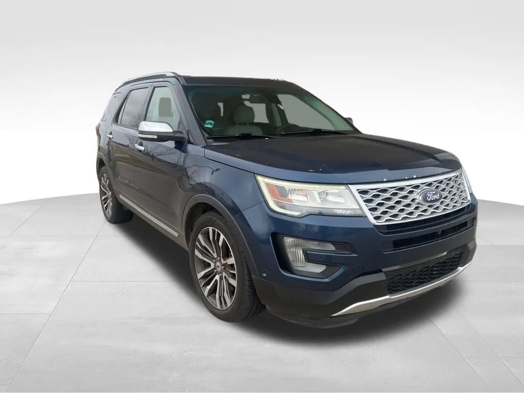 Blue 2016 Ford Explorer Platinum for sale in Broken Arrow, OK