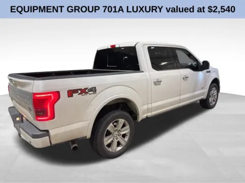 White 2015 Ford F-150 Platinum for sale in Broken Arrow, OK