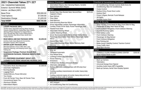 More photos of 2021 Chevrolet Tahoe Z71 at Jim Norton Chevrolet, OK