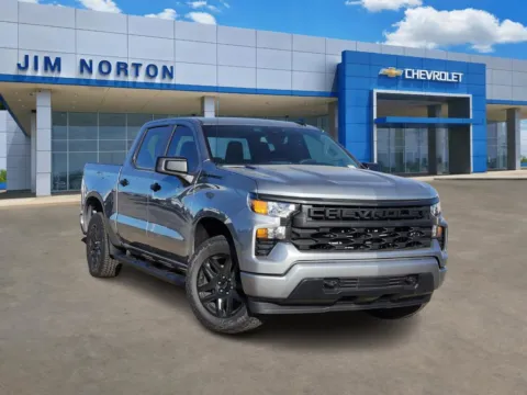 Gray 2026 Chevrolet Silverado 1500 Custom for sale in Broken Arrow, OK