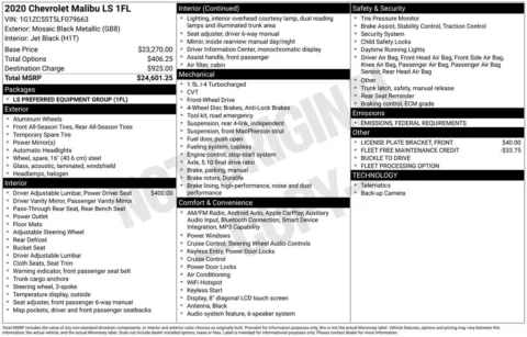 More photos of 2020 Chevrolet Malibu LS at Jim Norton Chevrolet, OK