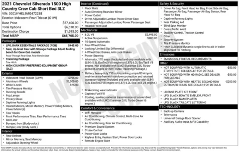 More photos of 2021 Chevrolet Silverado 1500 High Country at Jim Norton Chevrolet, OK