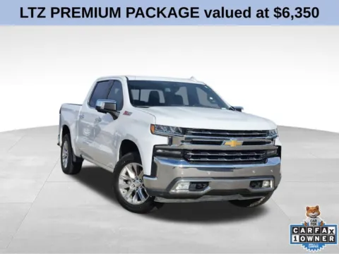 White 2019 Chevrolet Silverado 1500 LTZ for sale in Broken Arrow, OK