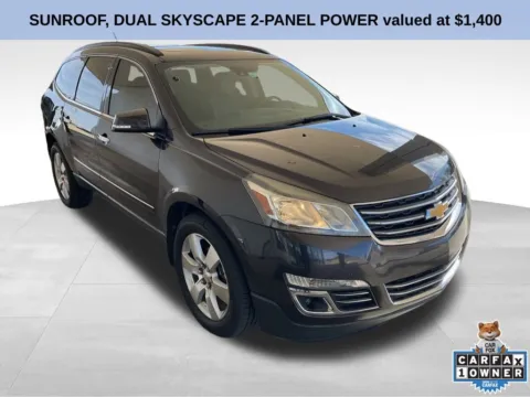 Gray 2015 Chevrolet Traverse LTZ for sale in Broken Arrow, OK