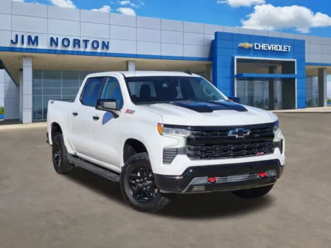 White 2023 Chevrolet Silverado 1500 LT Trail Boss for sale in Broken Arrow, OK