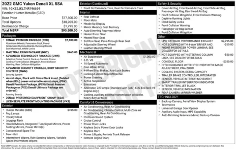 More photos of 2022 GMC Yukon XL Denali at Jim Norton Chevrolet, OK