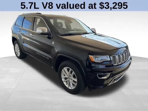 Black 2017 Jeep Grand Cherokee Overland for sale in Broken Arrow, OK