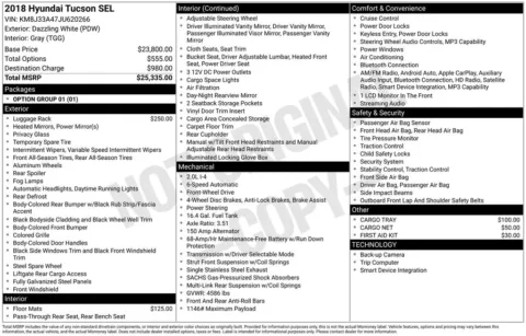 More photos of 2018 Hyundai Tucson SEL at Jim Norton Chevrolet, OK
