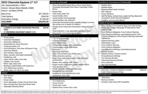 More photos of 2023 Chevrolet Equinox LT at Jim Norton Chevrolet, OK