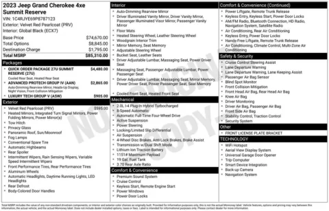 More photos of 2023 Jeep Grand Cherokee Summit Reserve 4xe at Jim Norton Chevrolet, OK