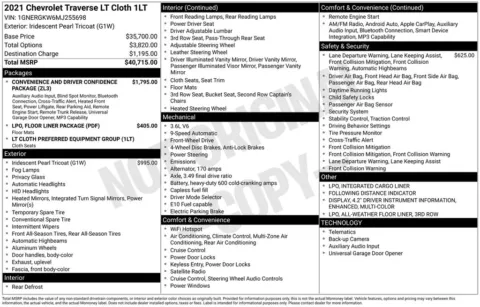 More photos of 2021 Chevrolet Traverse LT at Jim Norton Chevrolet, OK