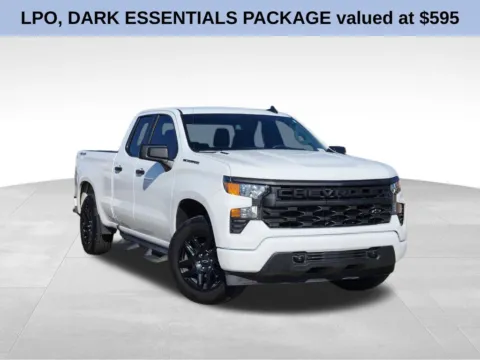 White 2025 Chevrolet Silverado 1500 Custom for sale in Broken Arrow, OK