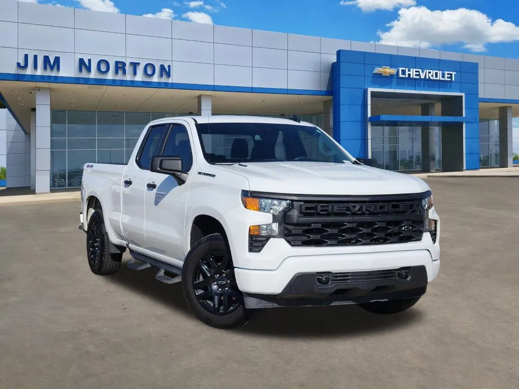 White 2025 Chevrolet Silverado 1500 Custom for sale in Broken Arrow, OK