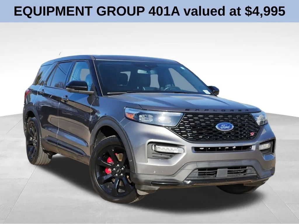 Gray 2021 Ford Explorer ST for sale in Broken Arrow, OK
