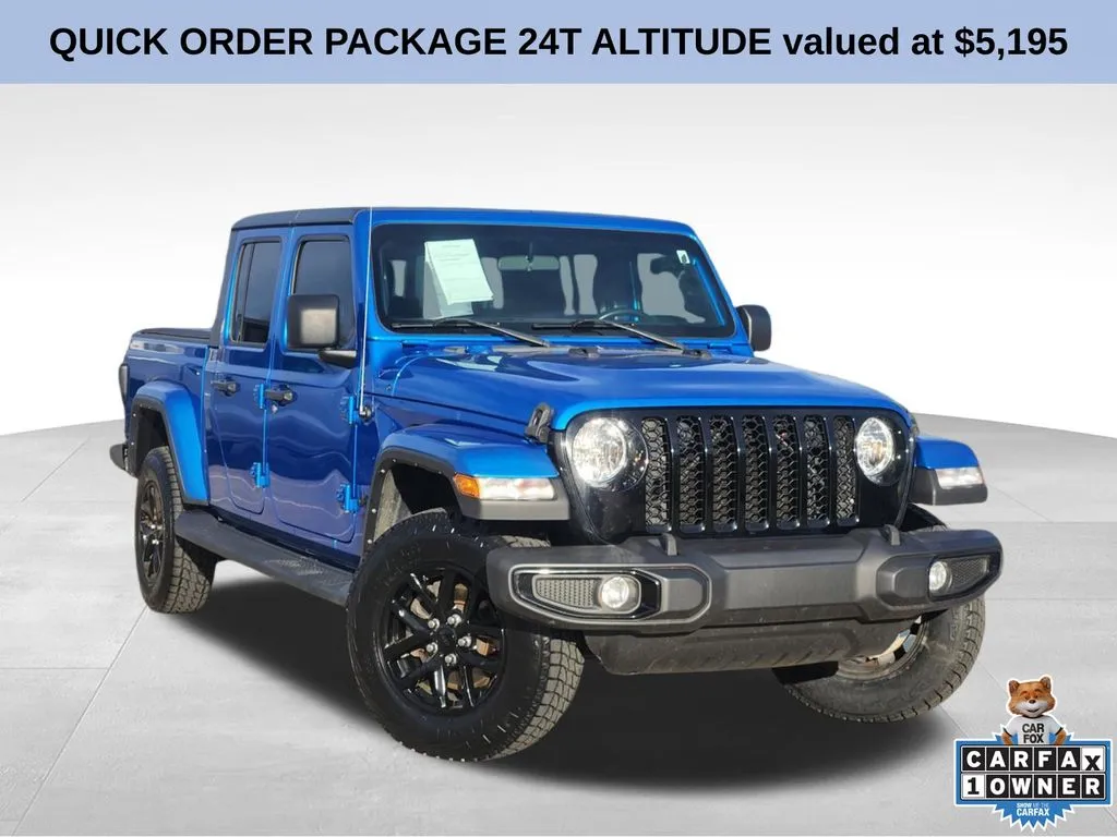 Blue 2022 Jeep Gladiator Altitude for sale in Broken Arrow, OK