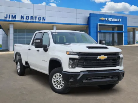 White 2025 Chevrolet Silverado 2500HD Work Truck for sale in Broken Arrow, OK