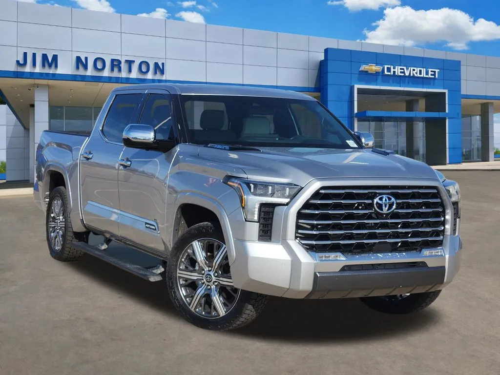 Silver 2023 Toyota Tundra Hybrid Capstone for sale in Broken Arrow, OK