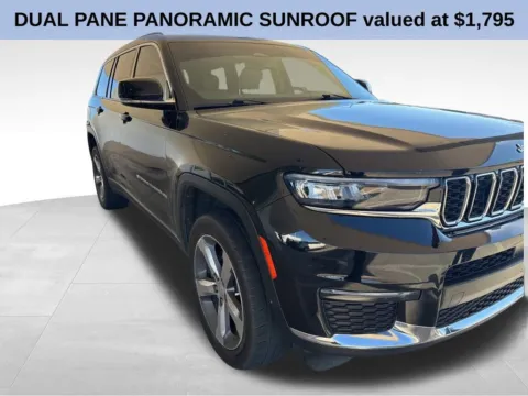 Black 2021 Jeep Grand Cherokee L Limited for sale in Broken Arrow, OK