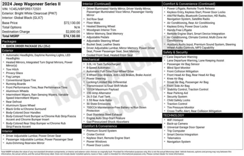 More photos of 2024 Jeep Wagoneer Series II at Jim Norton Chevrolet, OK