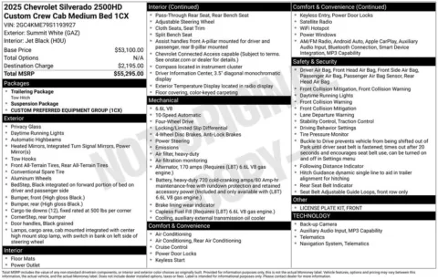 More photos of 2025 Chevrolet Silverado 2500HD Custom at Jim Norton Chevrolet, OK