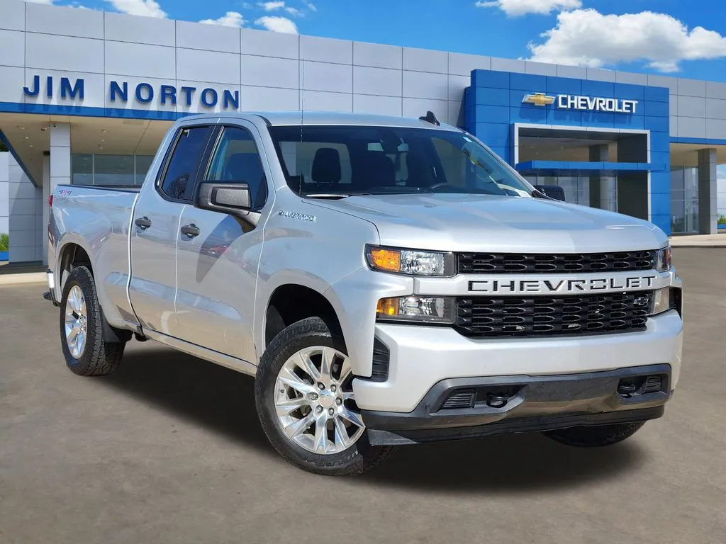 Silver 2019 Chevrolet Silverado 1500 Custom for sale in Broken Arrow, OK