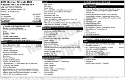 More photos of 2023 Chevrolet Silverado 1500 Custom at Jim Norton Chevrolet, OK