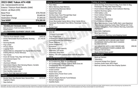 More photos of 2023 GMC Yukon AT4 at Jim Norton Chevrolet, OK