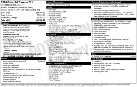 More photos of 2024 Chevrolet Traverse Z71 at Jim Norton Chevrolet, OK