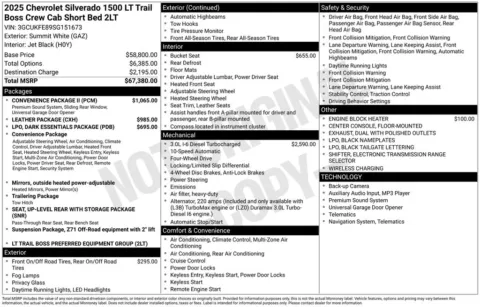 More photos of 2025 Chevrolet Silverado 1500 LT Trail Boss at Jim Norton Chevrolet, OK