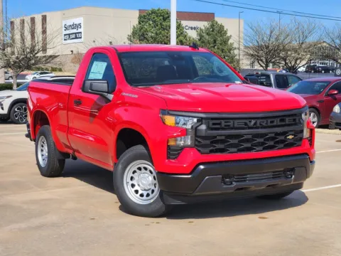 Red 2026 Chevrolet Silverado 1500 WT for sale in Broken Arrow, OK