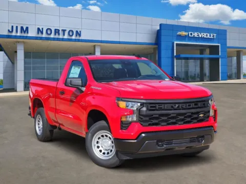 Red 2026 Chevrolet Silverado 1500 WT for sale in Broken Arrow, OK