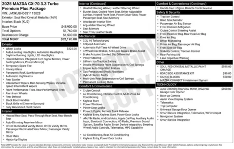 More photos of 2025 Mazda CX-70 3.3 Turbo Premium Plus at Jim Norton Chevrolet, OK