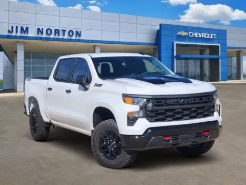 White 2026 Chevrolet Silverado 1500 Custom Trail Boss for sale in Broken Arrow, OK