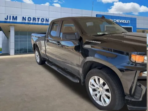 Black 2021 Chevrolet Silverado 1500 Custom for sale in Broken Arrow, OK