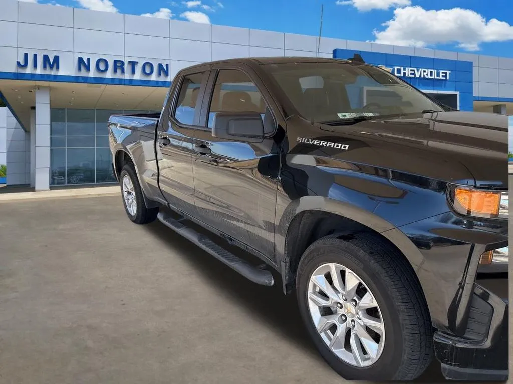 Black 2021 Chevrolet Silverado 1500 Custom for sale in Broken Arrow, OK
