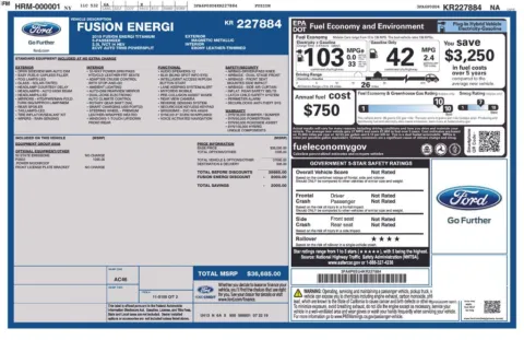 More photos of 2019 Ford Fusion Energi Titanium at Jim Norton Chevrolet, OK