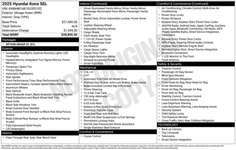 More photos of 2025 Hyundai Kona SEL at Jim Norton Chevrolet, OK