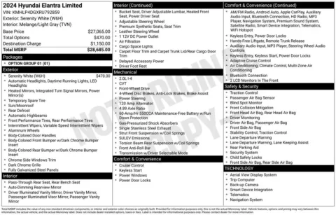 More photos of 2024 Hyundai Elantra Limited at Jim Norton Chevrolet, OK