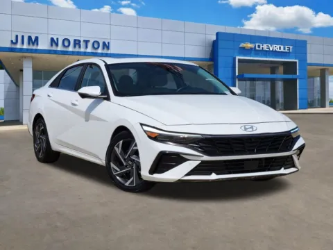 White 2024 Hyundai Elantra Limited for sale in Broken Arrow, OK