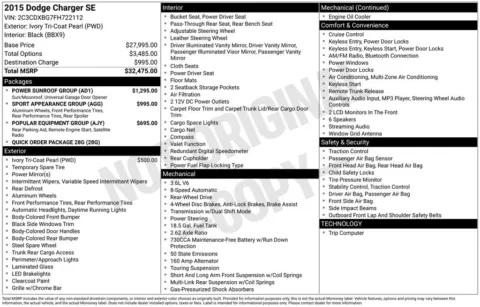 More photos of 2015 Dodge Charger SE at Jim Norton Chevrolet, OK