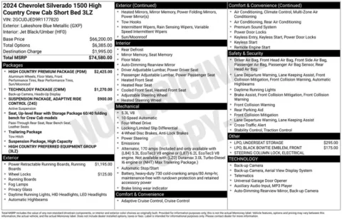 More photos of 2024 Chevrolet Silverado 1500 High Country at Jim Norton Chevrolet, OK