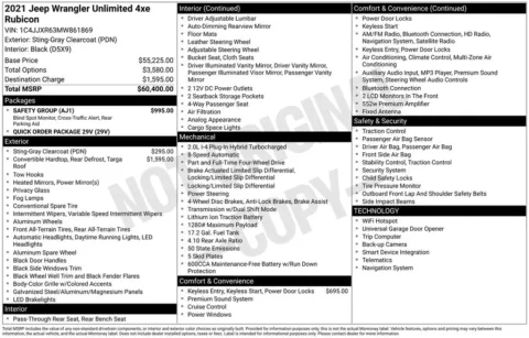 More photos of 2021 Jeep Wrangler Unlimited Rubicon 4xe at Jim Norton Chevrolet, OK