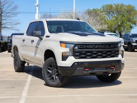 White 2026 Chevrolet Silverado 1500 Custom Trail Boss for sale in Broken Arrow, OK