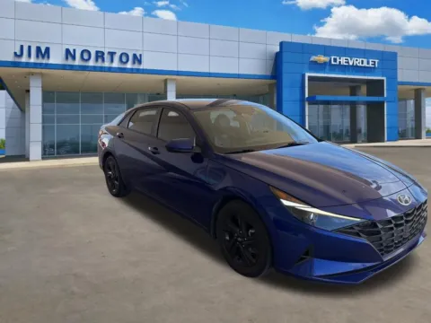 Blue 2022 Hyundai Elantra Hybrid Blue for sale in Broken Arrow, OK