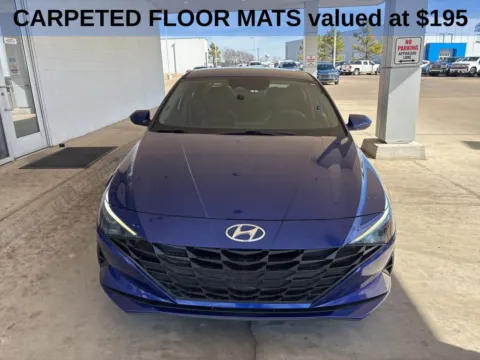 Another view of 2022 Hyundai Elantra Hybrid Blue for sale in Broken Arrow, OK at Jim Norton Chevrolet